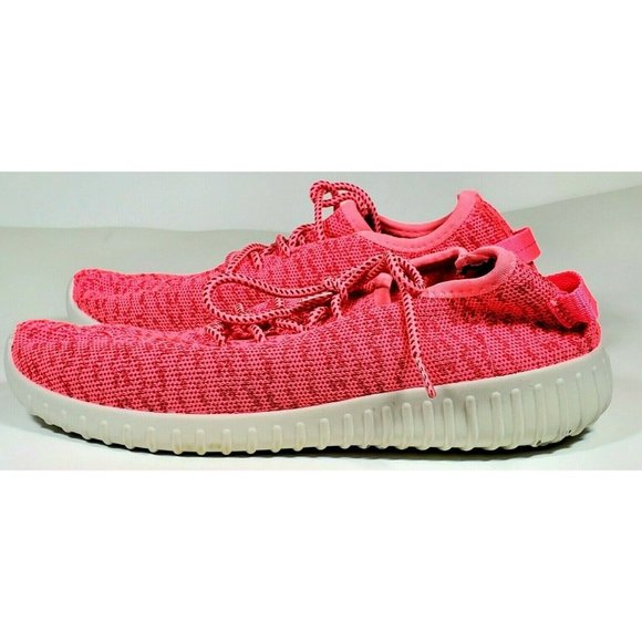 WILD DIVA LOUNGE women's lace up athletic lightweight shoes size 8 fuchsia pink - Picture 2 of 5